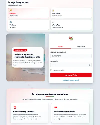 Captura de Travel Center